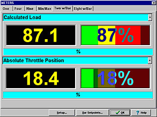 Meter Screen with Bar Graph