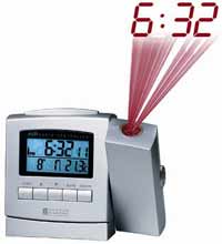 Oregon Scientific EW98 Elements Atomic Projection Alarm Clock with Indoor/Outdoor  Thermometer 