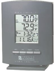 Cable Free thermometer with ExactSet clock